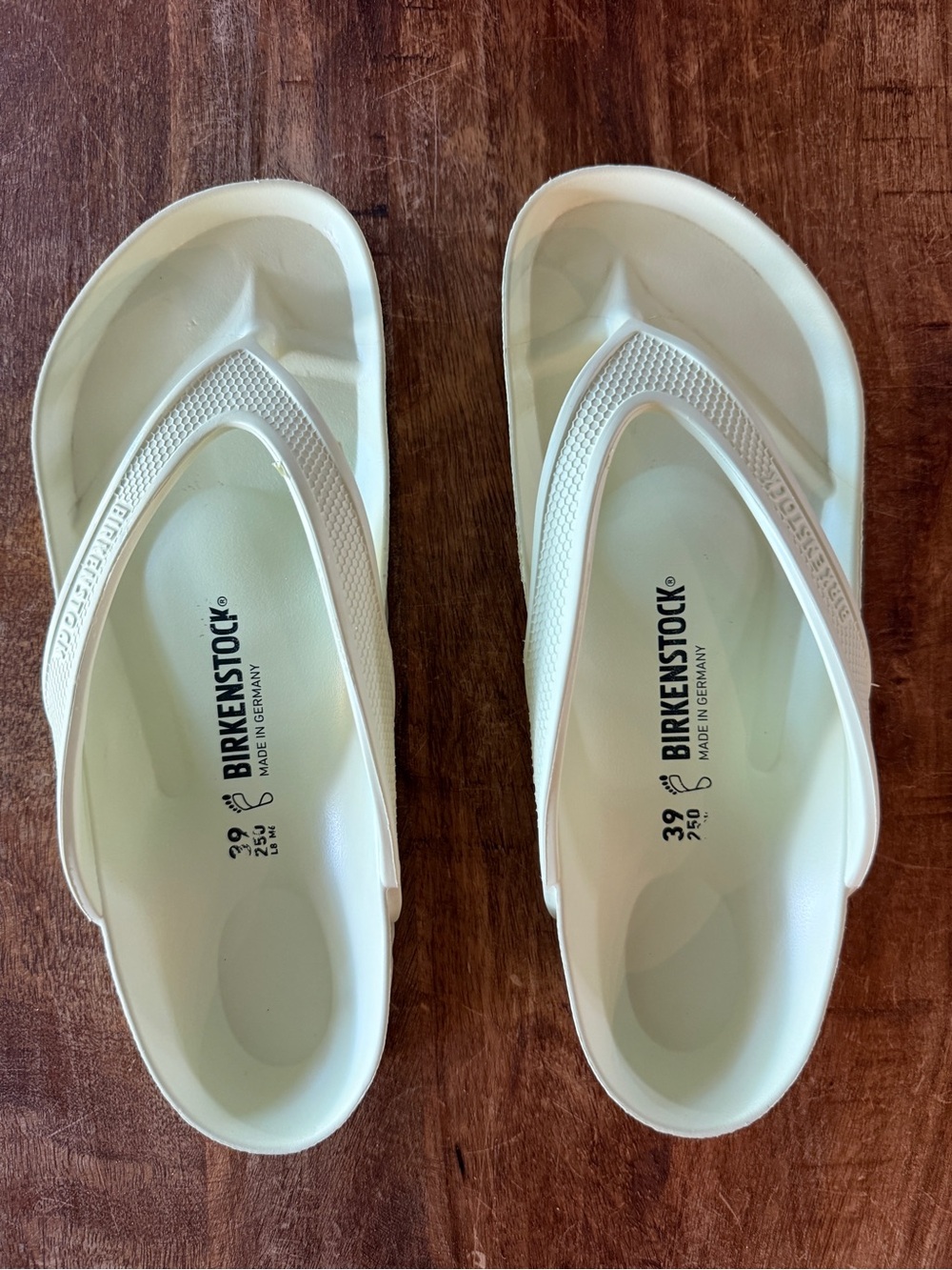 Birkenstock Light Green EVA Thong Sandals - Women's
